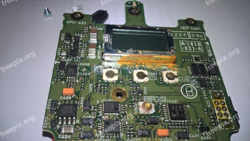 Panel Bad Rust Motherboard Old