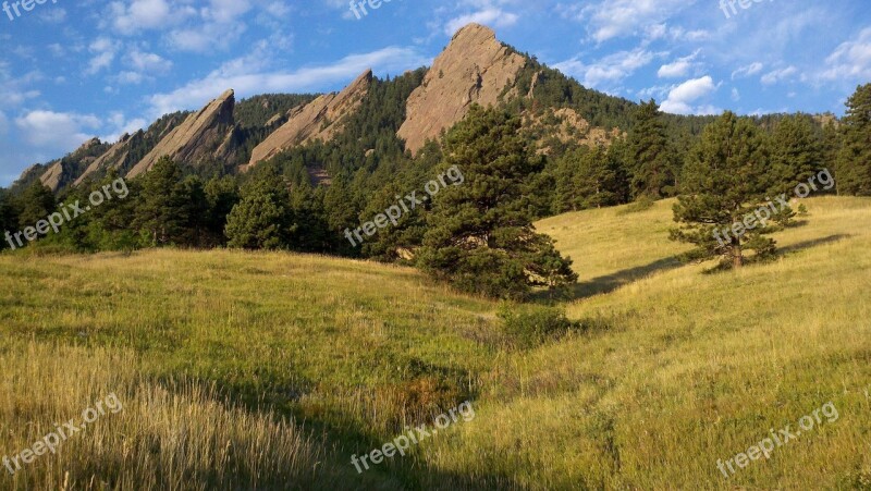 Boulder Colorado Chautauqua Flatirons Front Range