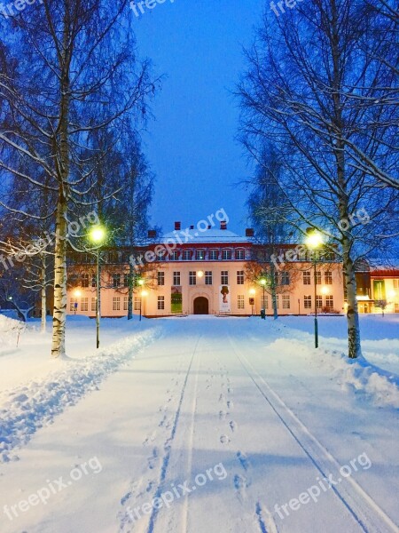 Nordanå Skellefteå Winter Sweden Free Photos