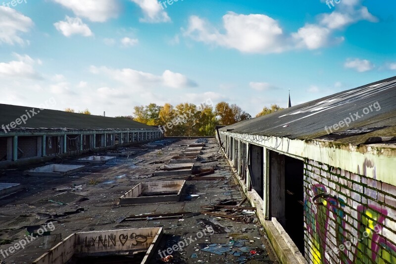 Lost Places Over The Rooftops Factory Old Abandoned