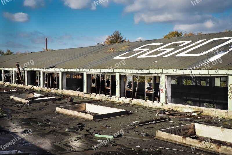 Lost Places Over The Rooftops Factory Old Abandoned