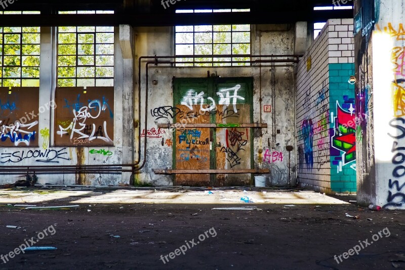 Lost Places Factory Old Abandoned Industrial Building