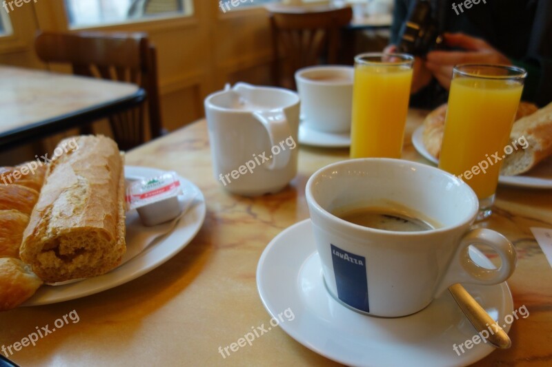 Breakfast Suites Cafe Coffee Orange Juice