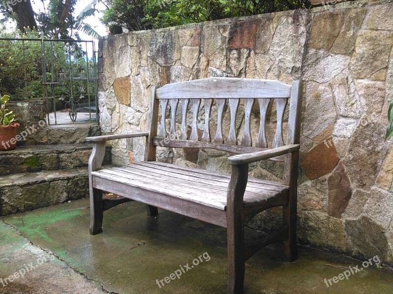 Bank Chair Deterioration Farden Wood