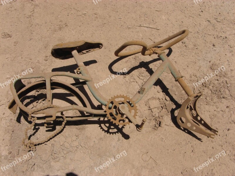 Bicycle Chile Rust Carcass Old