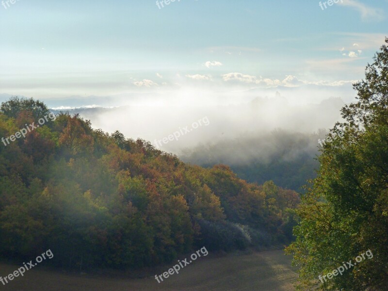 Morning Mist Fall Morning Mist Early In The Morning