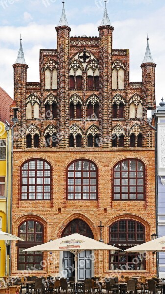 Gable House Greifswald Market Clinker Baltic Sea