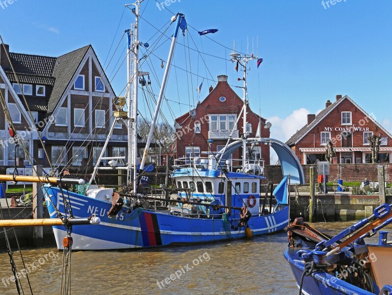 Shrimp Neuharlingersiel North Sea Coast East Frisia Fishing Port