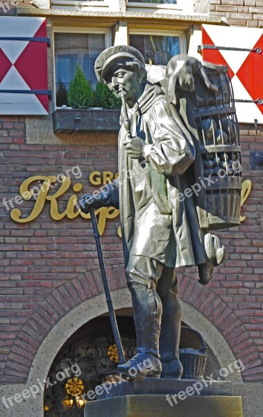 Monument Kiepenkerl Münster Historically Market