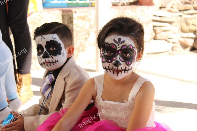 Halloween Costume Day Of The Dead Mexico Costume Makeup