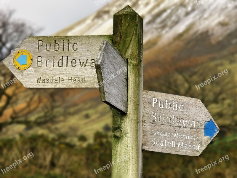 Scafell Lake District Wastwater Cumbria Landscape