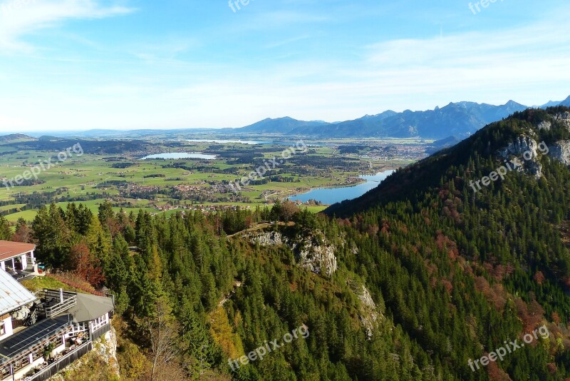 Ruin Falkenstein Falkenstein Outlook Lake Lake Forggensee