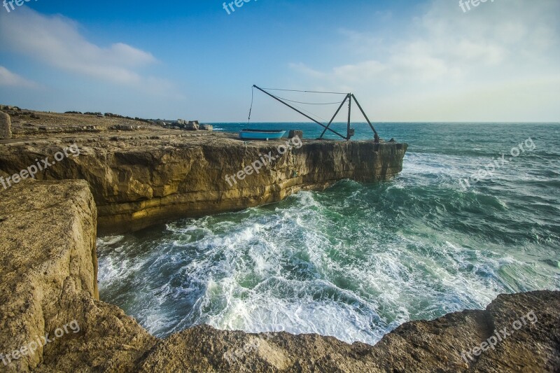 Ocean Coast Reefs Fishing England