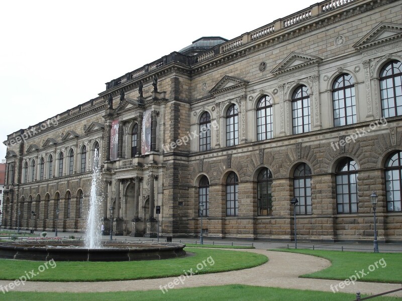 Dresden Building Historically Saxony Architecture