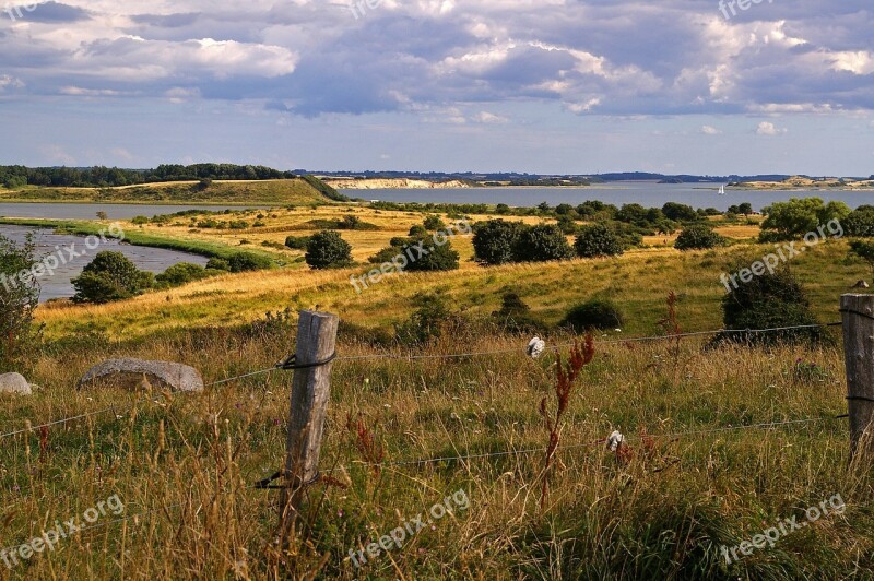 Gate Denmark Danish Coast Island Fyns Hoved