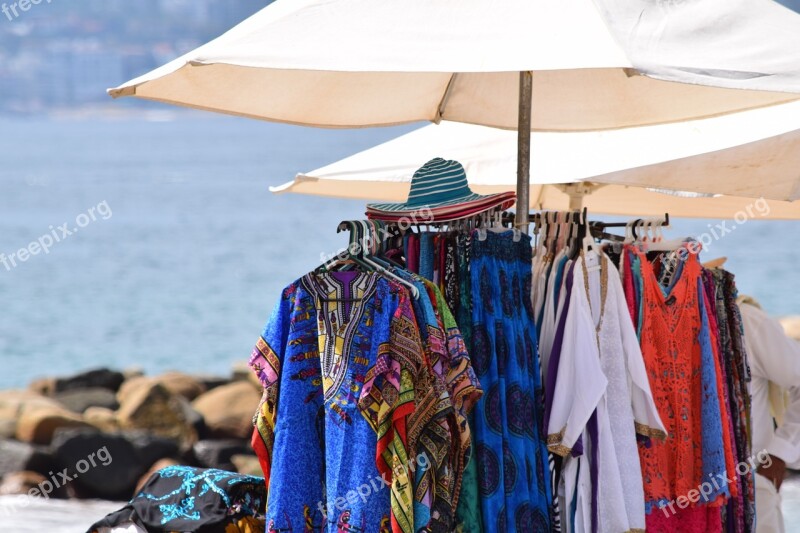 Beach Vendor Colorful Free Photos