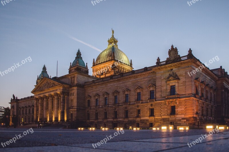 Supreme Administrative Court Architecture Court Courthouse Leipzig