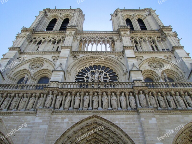 Paris France Monument Our Lady Free Photos