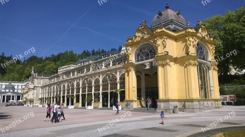 Mariánské Lázně Czech Republic Architecture Facade Houses