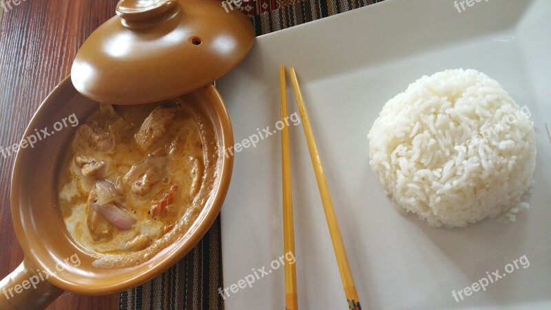 Rice Dishes Traditional Dish Eat Sauce