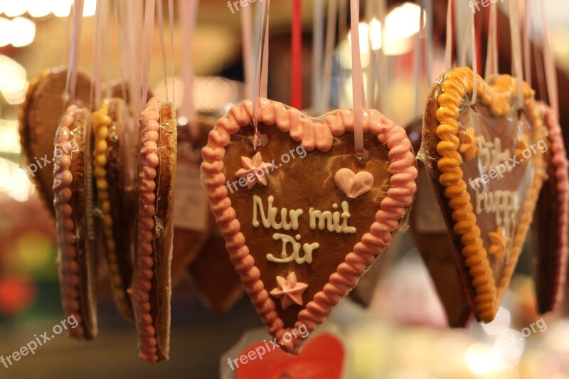 Gingerbread Gingerbread Heart Gingerbread Hearts Heart Frosting