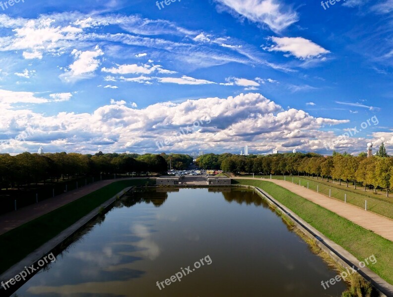 Leipzig Germany Völkerschlachtdenkmal Peoples Monument Alone