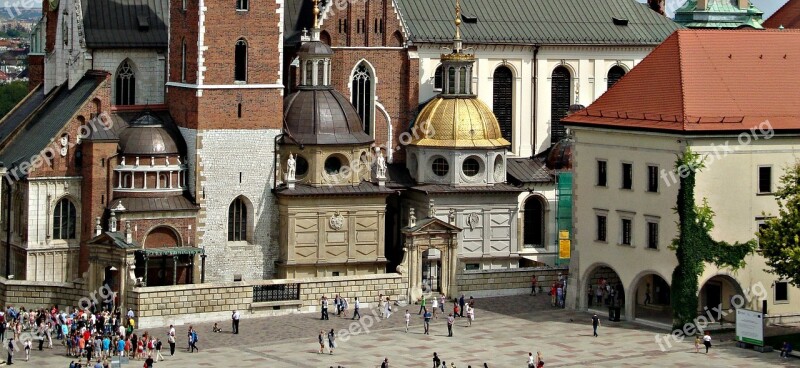 Wawel Castle Poland The Castle Courtyard Building