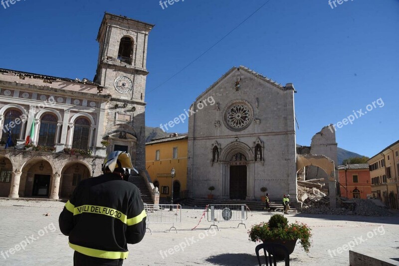 Earthquake Earthquake Italy Norcia San Bendetto Norcia Earthquake Earthquake Norcia