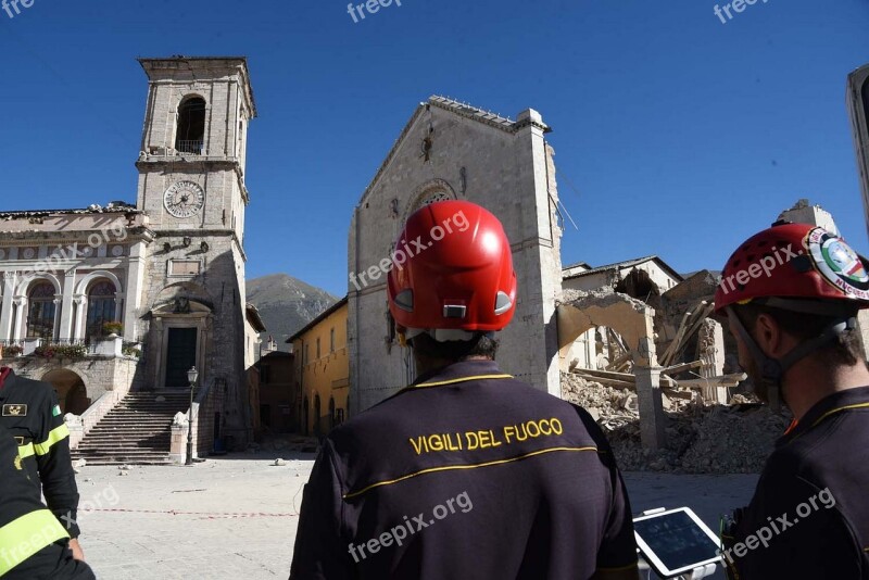 Earthquake Earthquake Italy Norcia San Bendetto Norcia Earthquake Earthquake Norcia