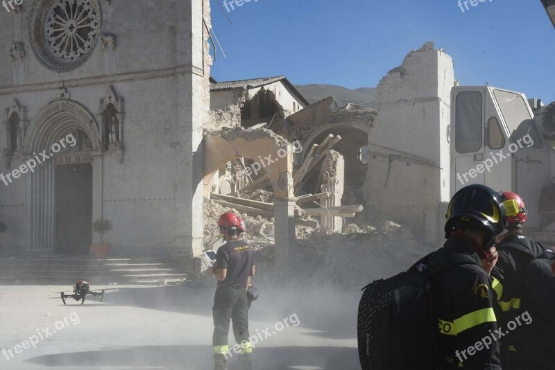 Earthquake Earthquake Italy Norcia San Bendetto Norcia Earthquake Earthquake Norcia