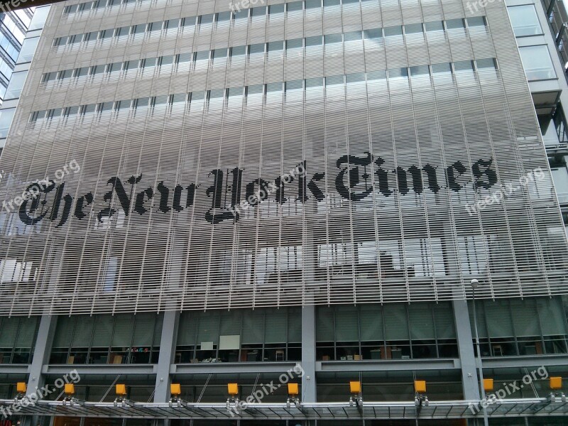 New York Times Editorial Main Building Free Photos