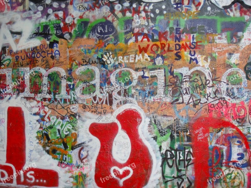 Prague Graffiti John Lennon John Lennon Wall Wall