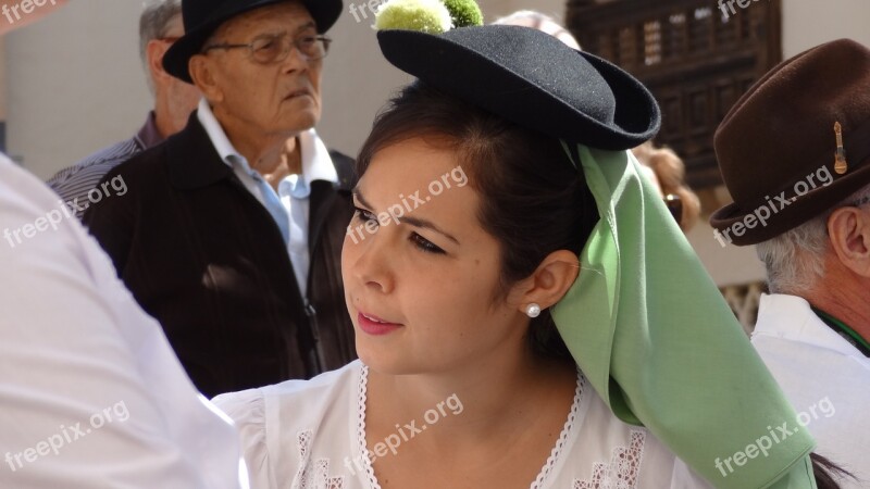 Canary Islands The People Of Dance Woman Toung