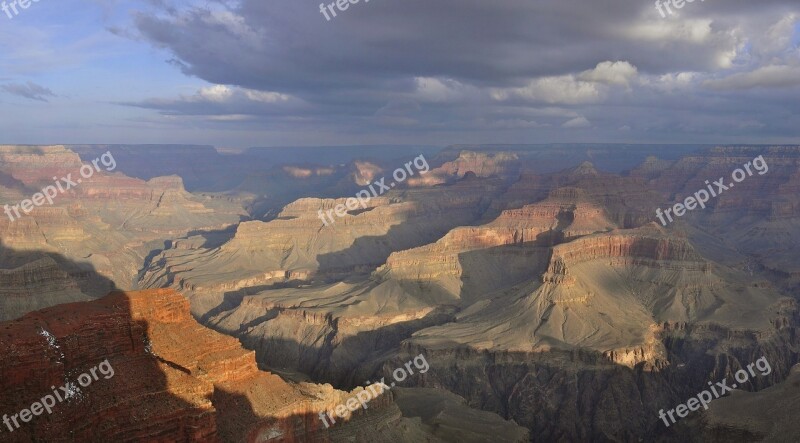 Grand Canyon Scenic River Sunset Landscape