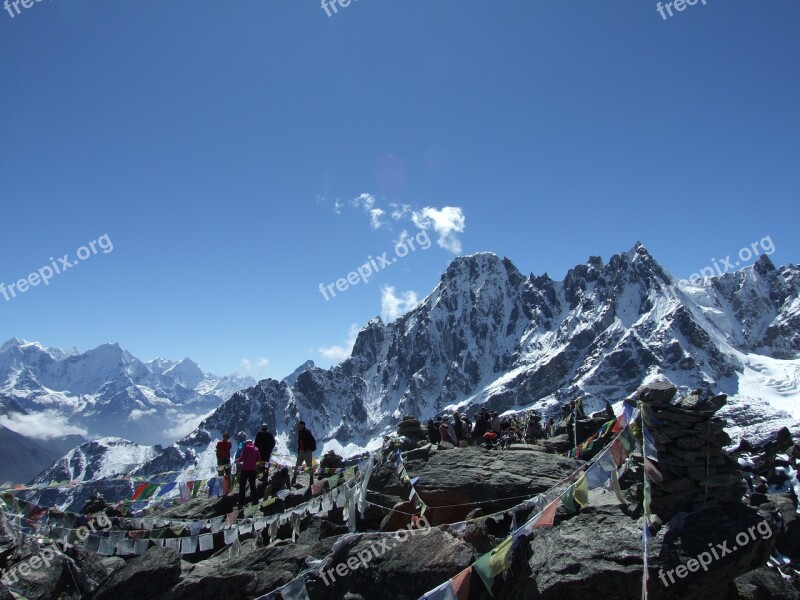 Glacier Trekking Himalaya Mountain Tower