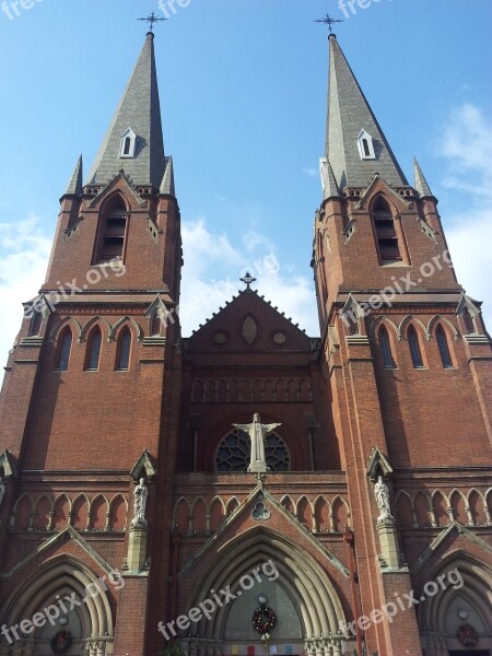 People's Republic Of China Shanghai Cathedral Landscape Architecture