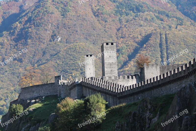 Bellinzona Castelgrande Switzerland Free Photos