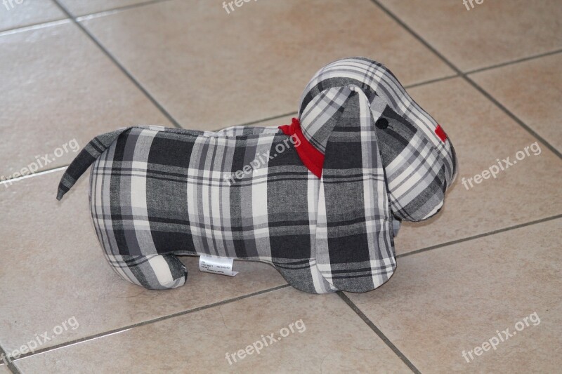 Plush Doggie Doorstop Toy Soft