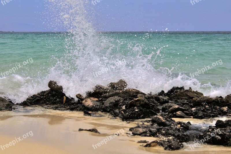 Wave Ocean Beach Island Nature