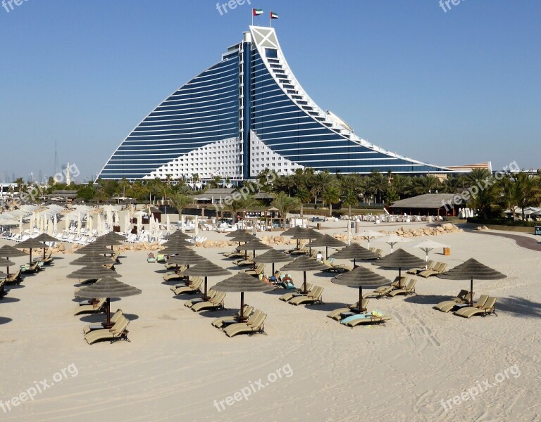 Hotel Dubai Luxury Beach Architecture