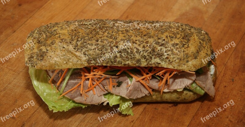 Sandwich Leg Of Lamb Lamb Taste Food