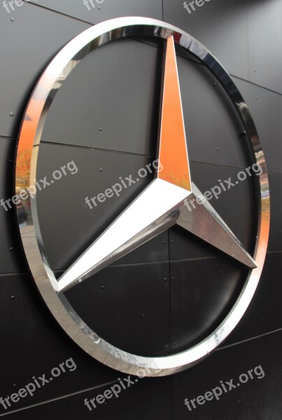 Mercedes Star Brand Emblem Automotive Pkw