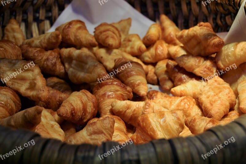 Croissant Eat Food Bread Products Baked Goods