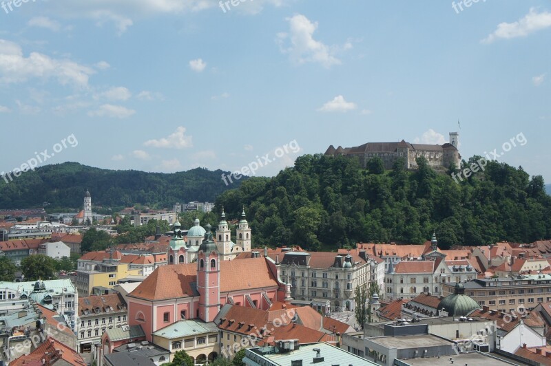 Laibach Castle Architecture Free Photos