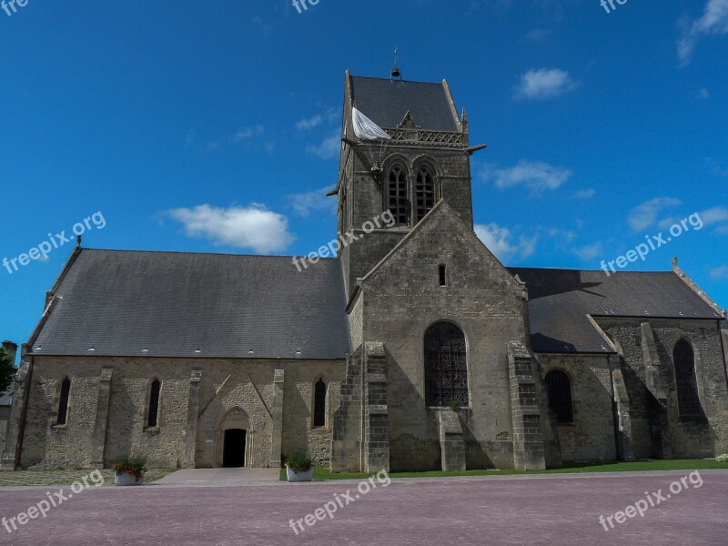 Normandy Holy-mother-church D Day Paratrooper Landing