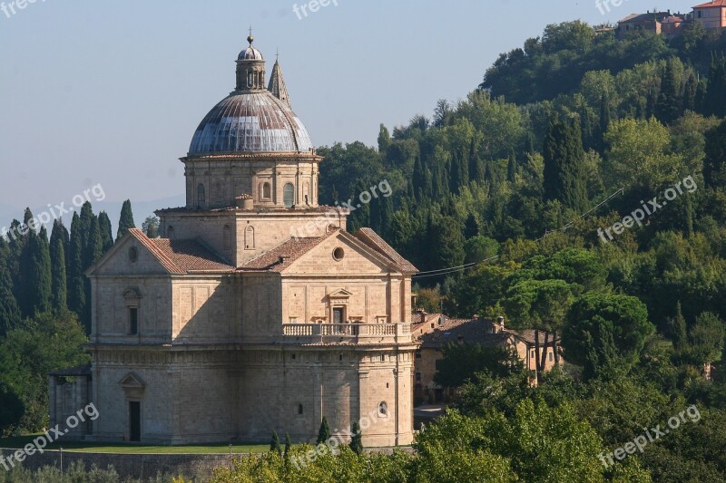 Tuscany Italy Landscape Toscana Montepulciano