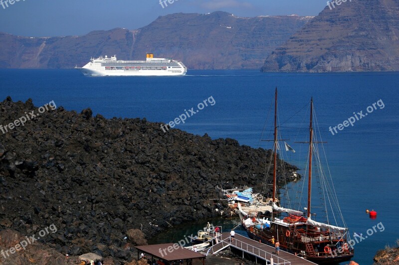 Santorini Greek Island Cyclades Caldera White Houses