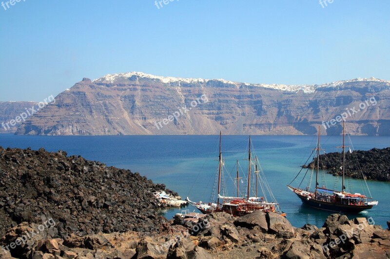 Santorini Greek Island Cyclades Caldera White Houses