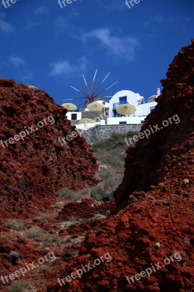 Santorini Greek Island Cyclades Caldera White Houses