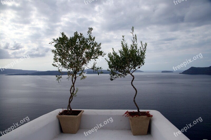 Santorini Greek Island Cyclades Caldera White Houses